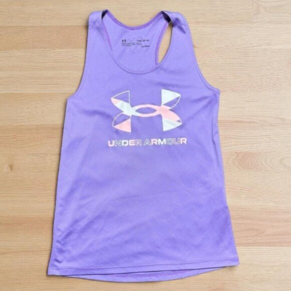 Under Armour Other - Under Armour Youth HeatGear Tank Top Purple